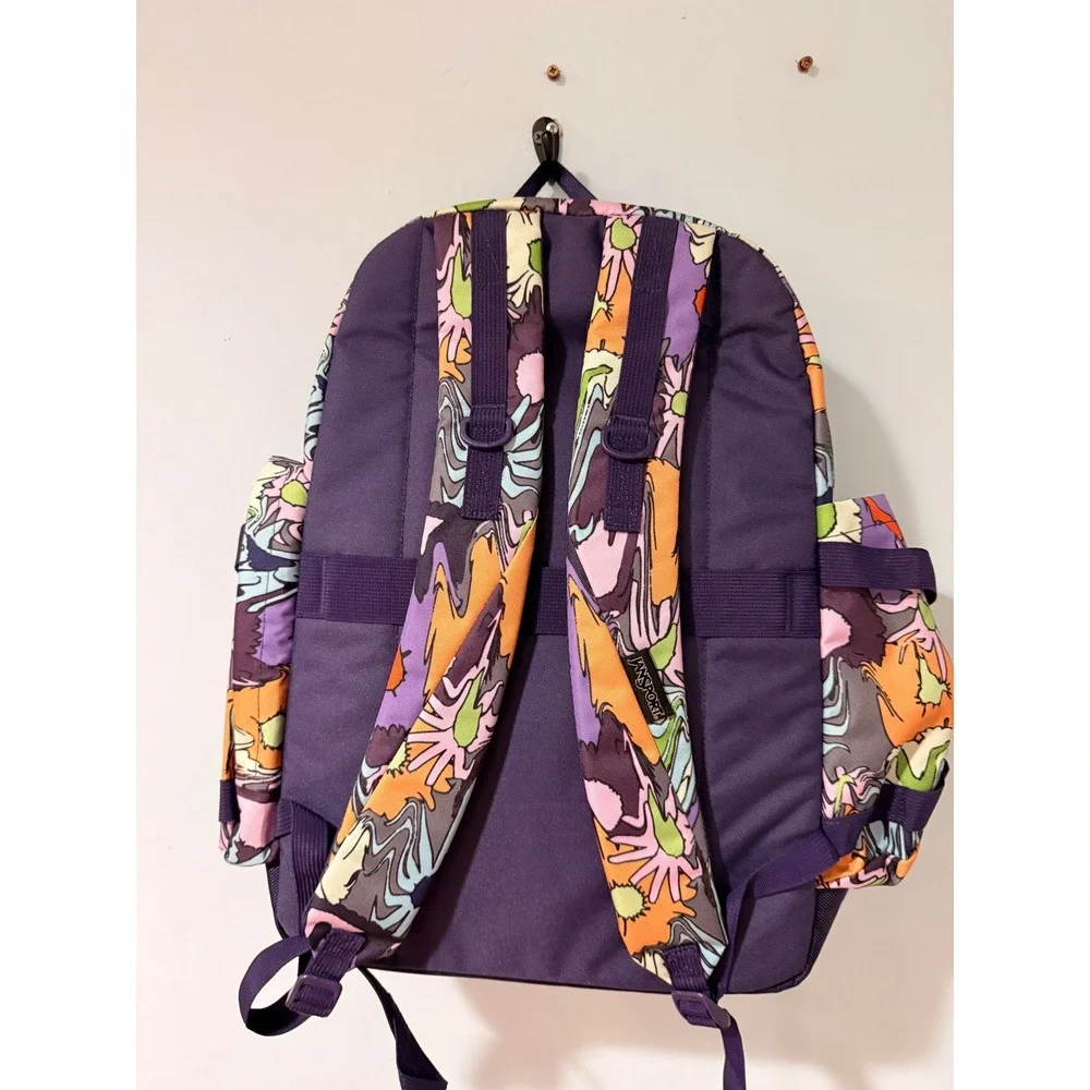 JanSport Seattle Pack Backpack Melted Blooms Yellow 34L Laptop JS0A85VTDKY